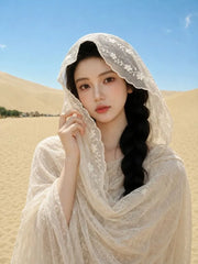 Lace Plain Shawl