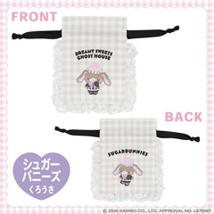 Sanrio Gingham Check Mini Drawstring Pouch Sugarbunnies Kurousa