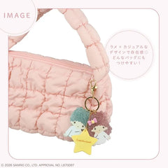 Sanrio Characters Glitter Mirror Bag Charm Little Twin Stars