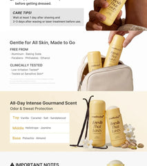 Vanilla & Pistacho Deodorant 2pcs Bundle Set