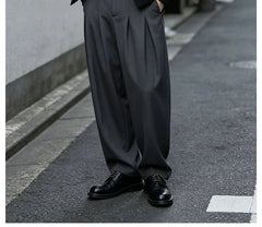 Pleated Relaxed Dress Pants
