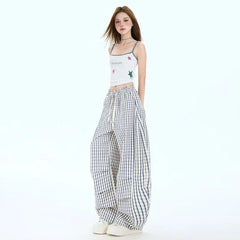 High Waist Baggy Wide Leg Pants