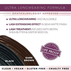Lash Extension Tubing Mascara | Striking Length & Extreme Definition - 2 Colors