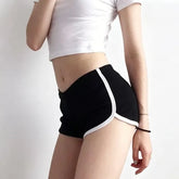 Contrast-Trim Sweatshorts