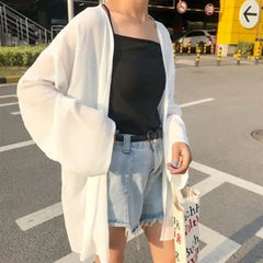 Long Chiffon Jacket