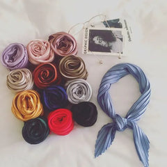 Plain Satin Neck Scarf