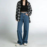 High-Waist Wide-Leg Jeans