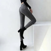High-Waist Skinny Jeans