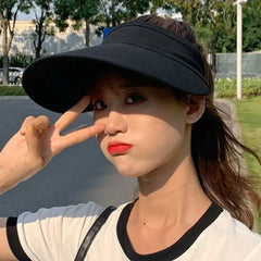 Wide Brim Visor Hat
