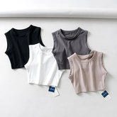 Plain Crop Tank Top