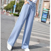 Wide-Leg Linen Pants