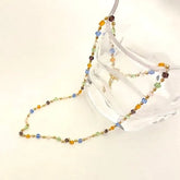 Faux Crystal Necklace
