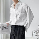Tweed Fringed Shirt
