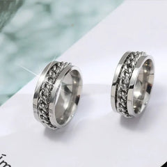 Chain Sterling Silver Ring