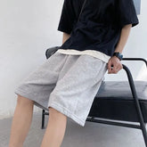 Plain Loose Fit Sweatshorts