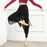 Dance Chiffon Cropped Harem Pants