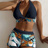Set: Halter Bikini Top + Bottom