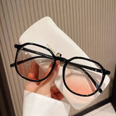 Round Blush Cheek Color Lens Glasses