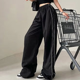 Low Waist Loose-Fit Wide-Leg Sweatpants