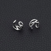 Layered Alloy Cuff Earring