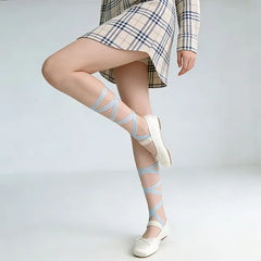Balletcore Tie-Up No Show Socks