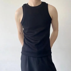 Round Neck Plain Tank Top