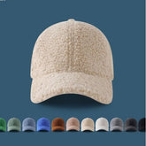 Plain Shearling Baseball Cap