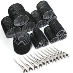 Set: Hair Roller + Metal Styling Hair Clip