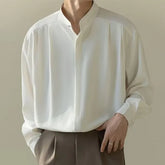Long-Sleeve Plain Shirt