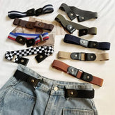 Unisex Lazy Canvas Belt in 12 Colors
