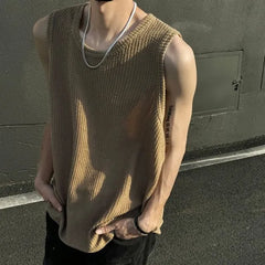 Sleeveless Plain Tee