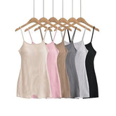 Spaghetti Strap Scoop Neck Plain Romper