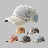 Distressed Denim Baseball Cap