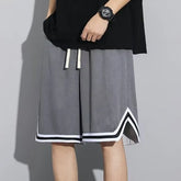 Drawstring Waist Sweat Shorts