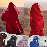 Plain Linen Cotton Shawl