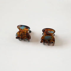 Set of 2: Acetate Mini Hair Claw