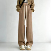 High Waist Plain Wide Leg Sweatpants