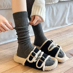 Plain Knee High Socks / Set