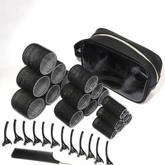 Set: Hair Roller + Styling Hair Clip + Hair Comb + Bag