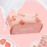 Peach Disposable Face Towel