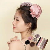 Set: Plain Sleeping Hair Curling Rod + Hair Bun Maker