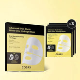 Advanced Snail Mucin Glass Glow Hydrogel Mask Set