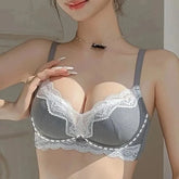 Panel Lace Wireless Bra / Panty / Set