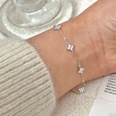 Rhinestone Alloy Bracelet