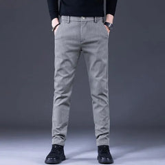 Mid Rise Plain Slim Fit Pants