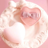 Heart Shaped Marshmallow Powder Puff