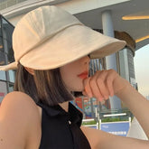 Plain Wide Brim Cap