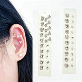 Rhinestone Ear Acupuncture Point Magnetic Beads Sticker