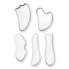 Polished Stainless Steel Massage Scraping Tool (Various Designs)