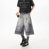 Mid Rise Washed Jorts